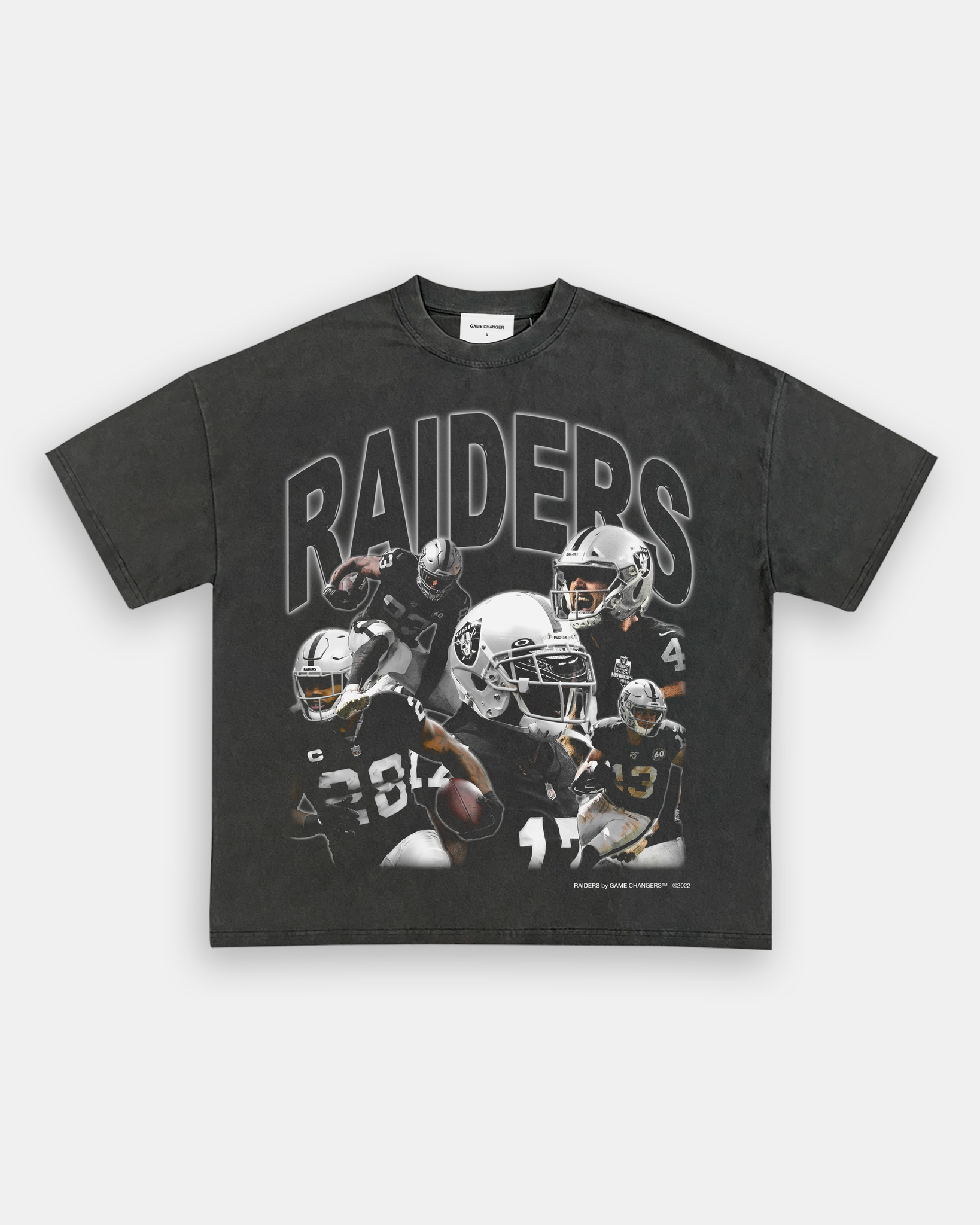 RAIDERS VINTAGE TEE (FRONT ONLY)