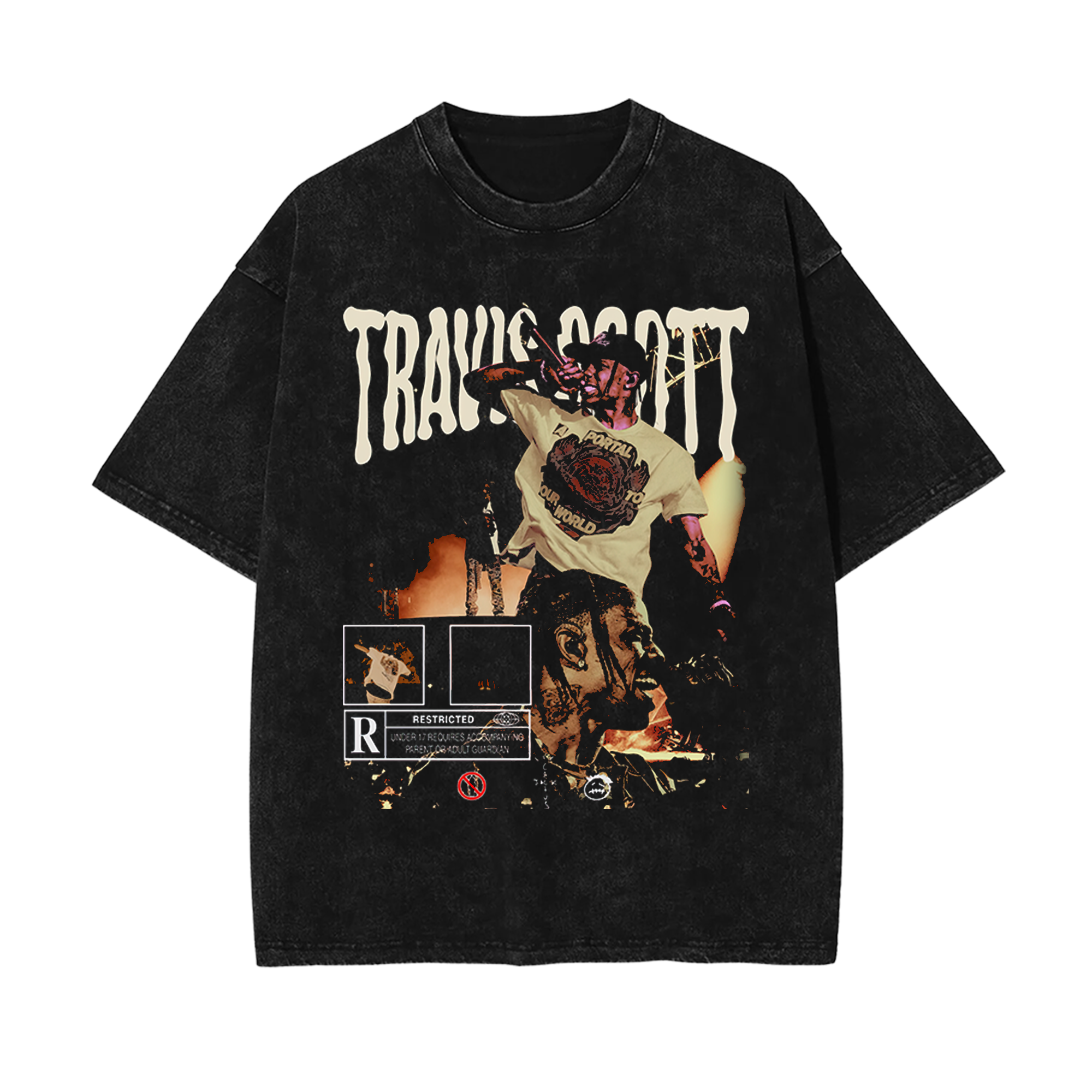 TRAVIS RATED R VINTAGE TEE