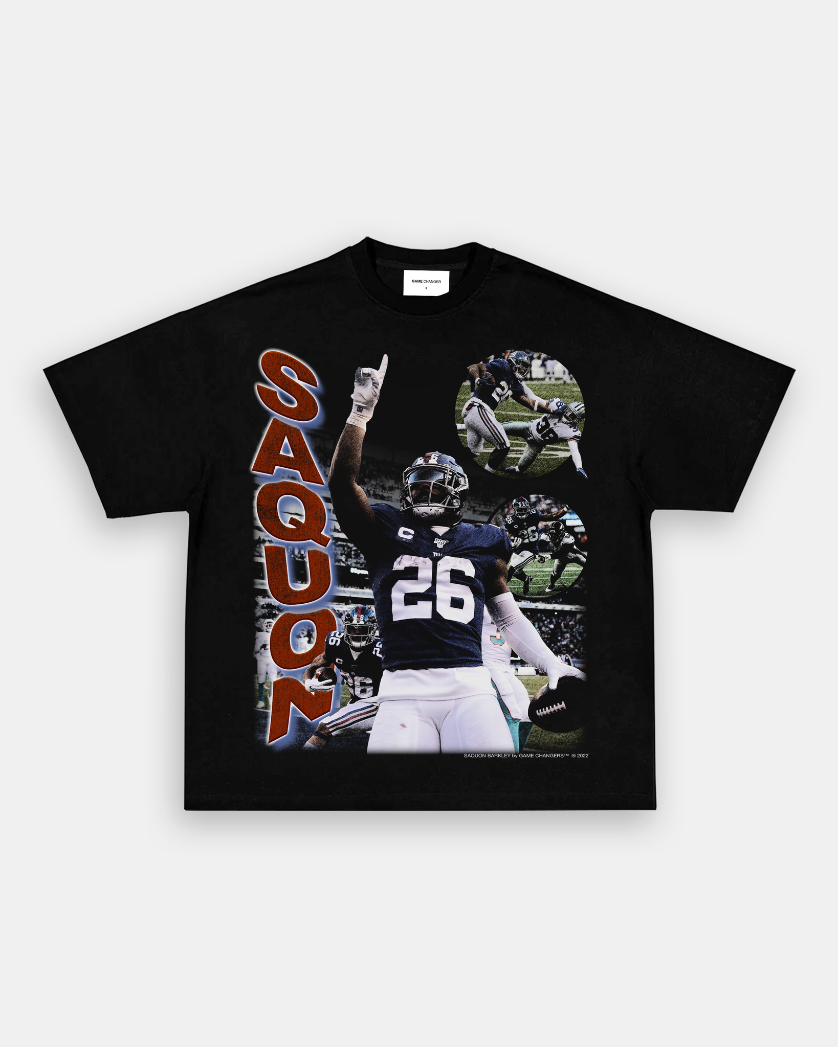 SAQUON BARKLEY TEE (FRONT PRINT ONLY)