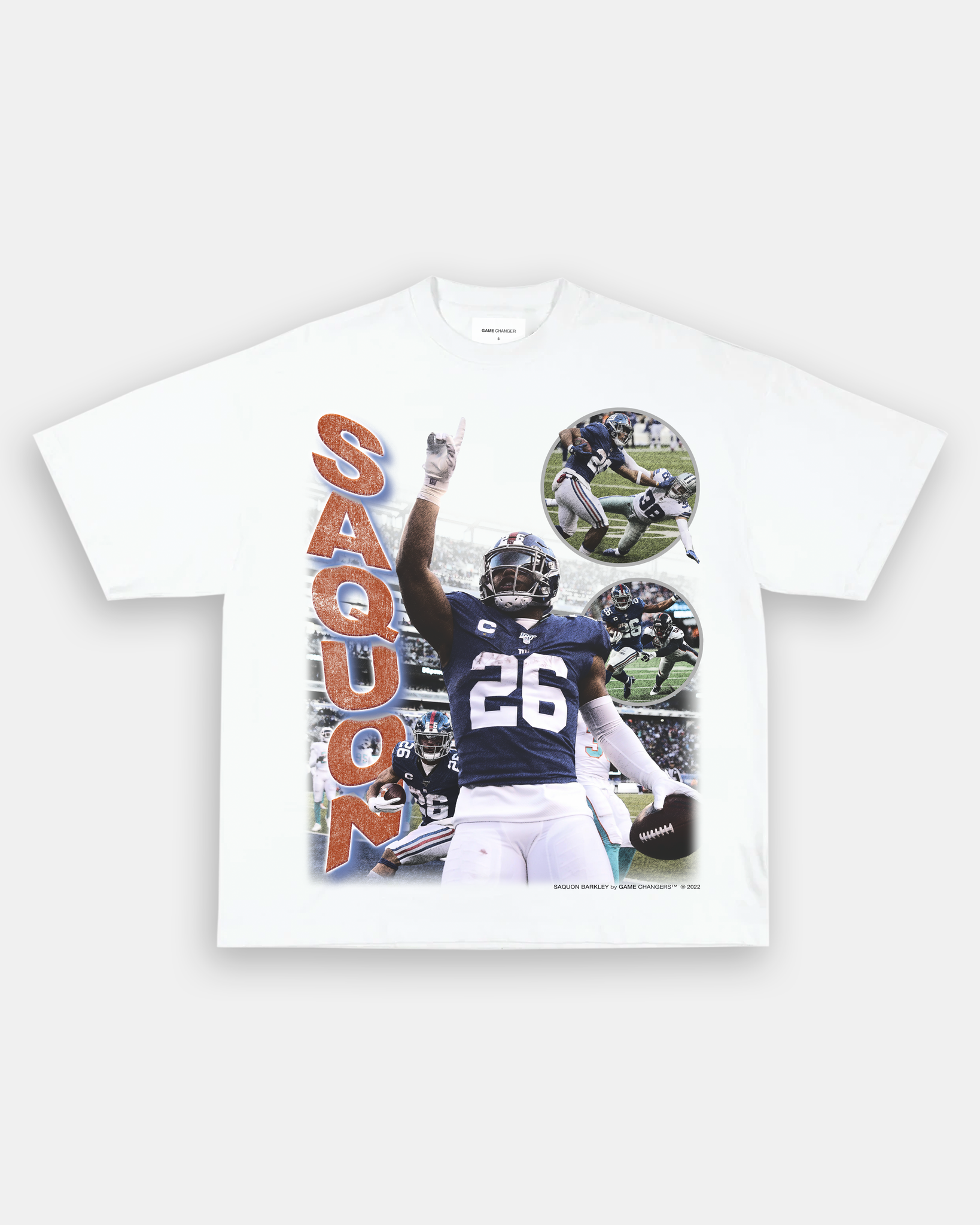 SAQUON BARKLEY TEE (FRONT PRINT ONLY)