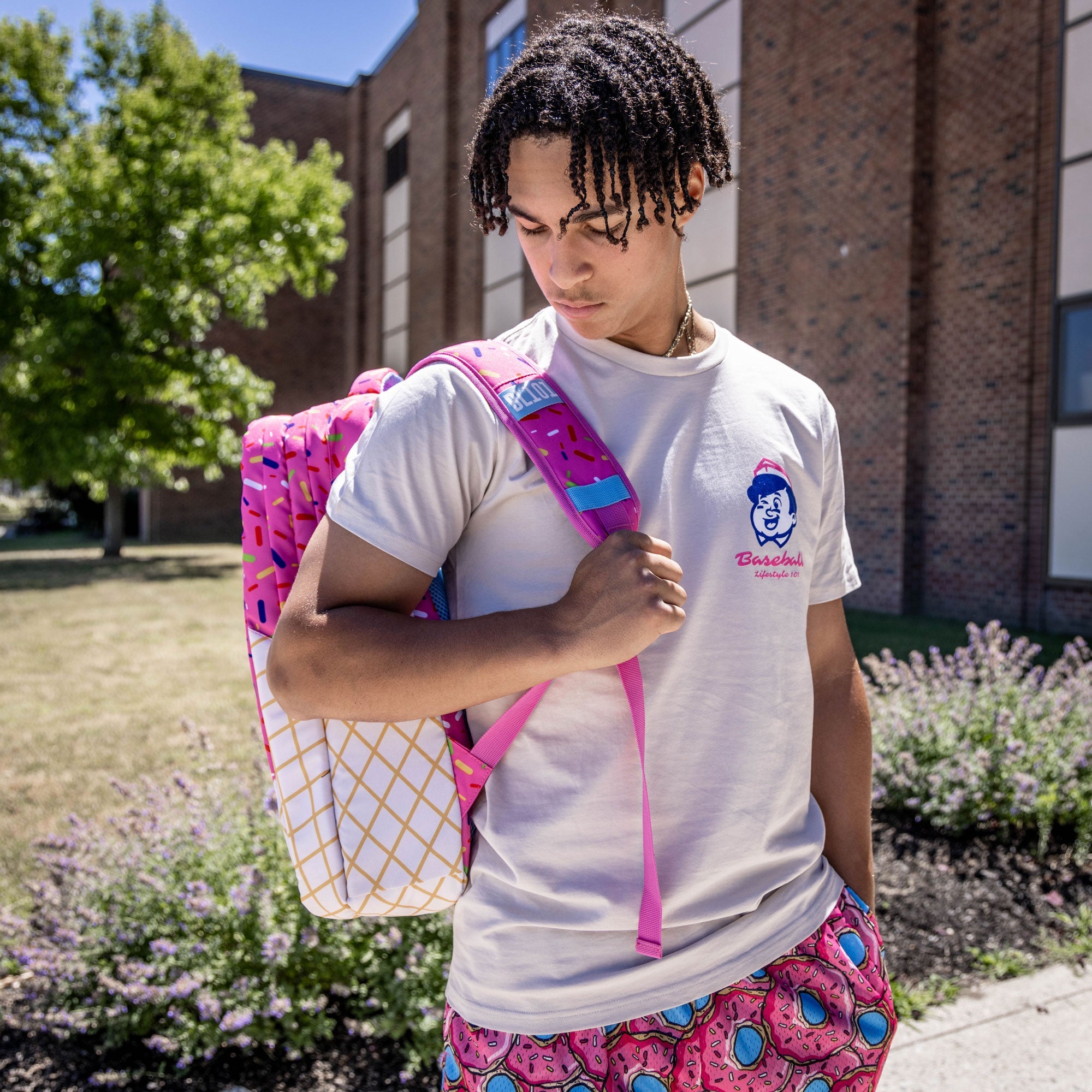 Ice Cream Backpack - Strawberry