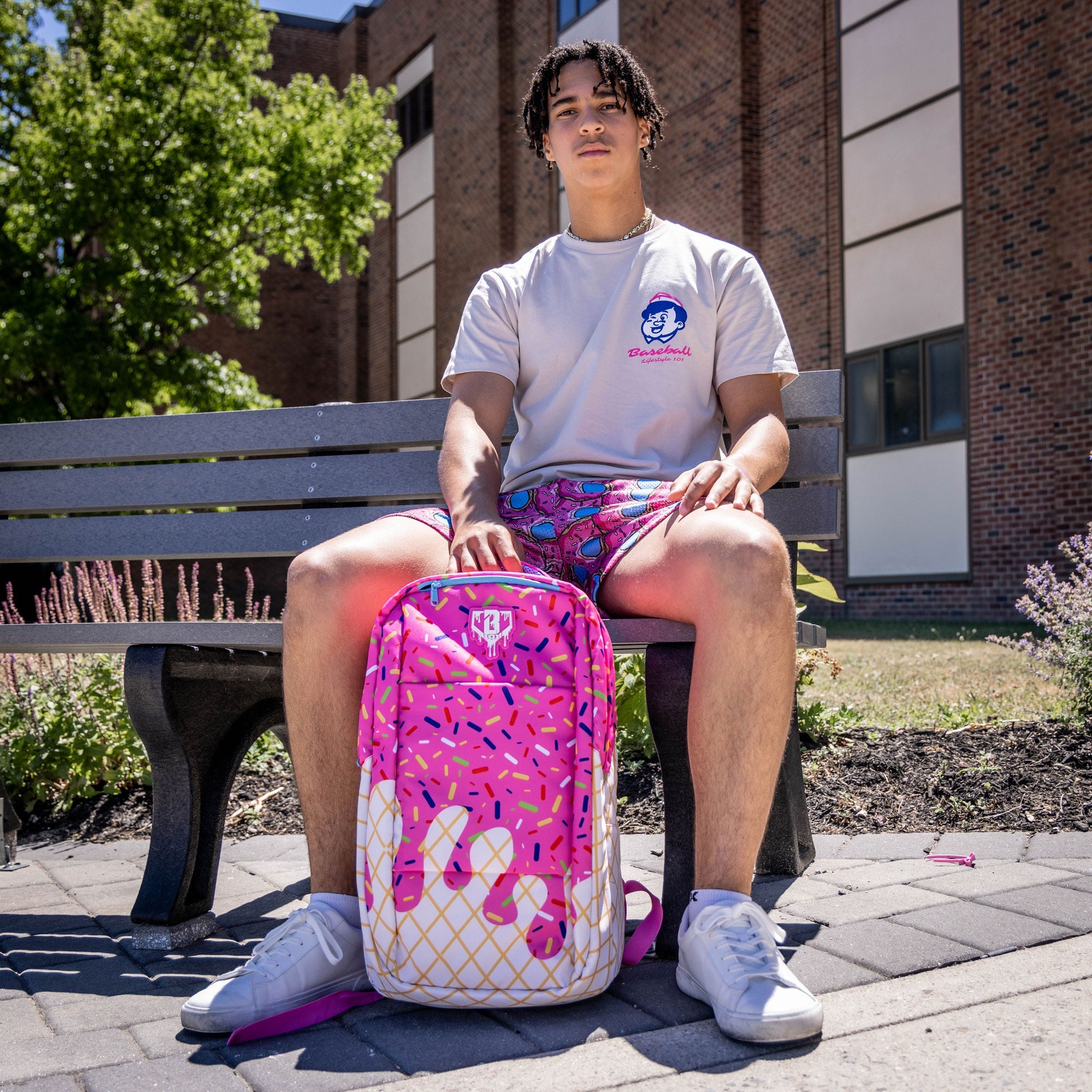 Ice Cream Backpack - Strawberry