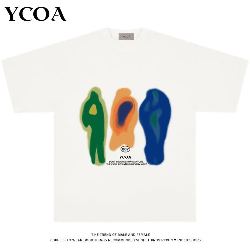 "Blur Figure" Graphic Tee