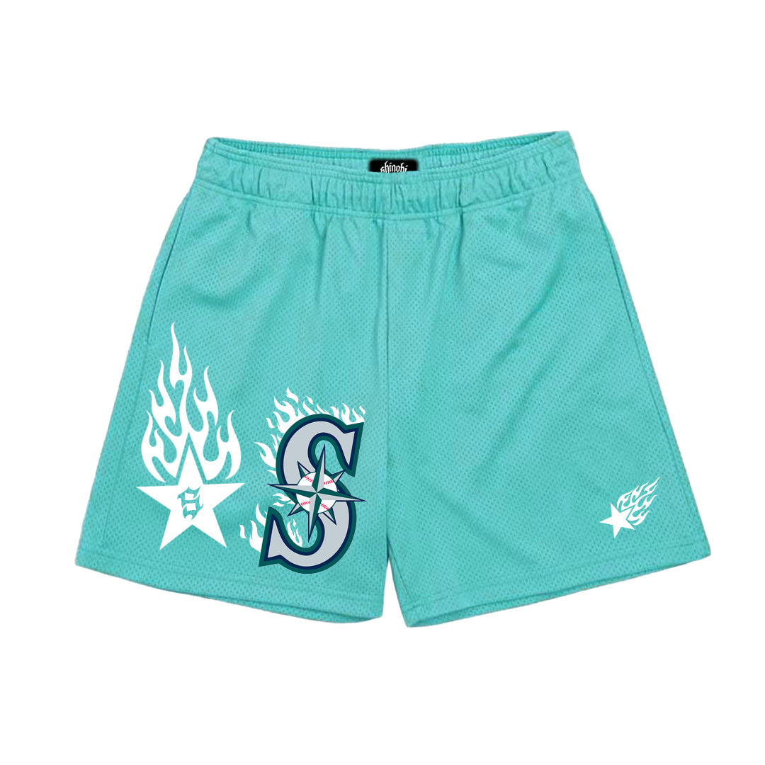 TEAL SEATTLE SHORTS