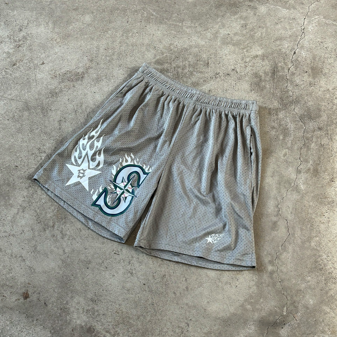 GREY SEATTLE SHORTS