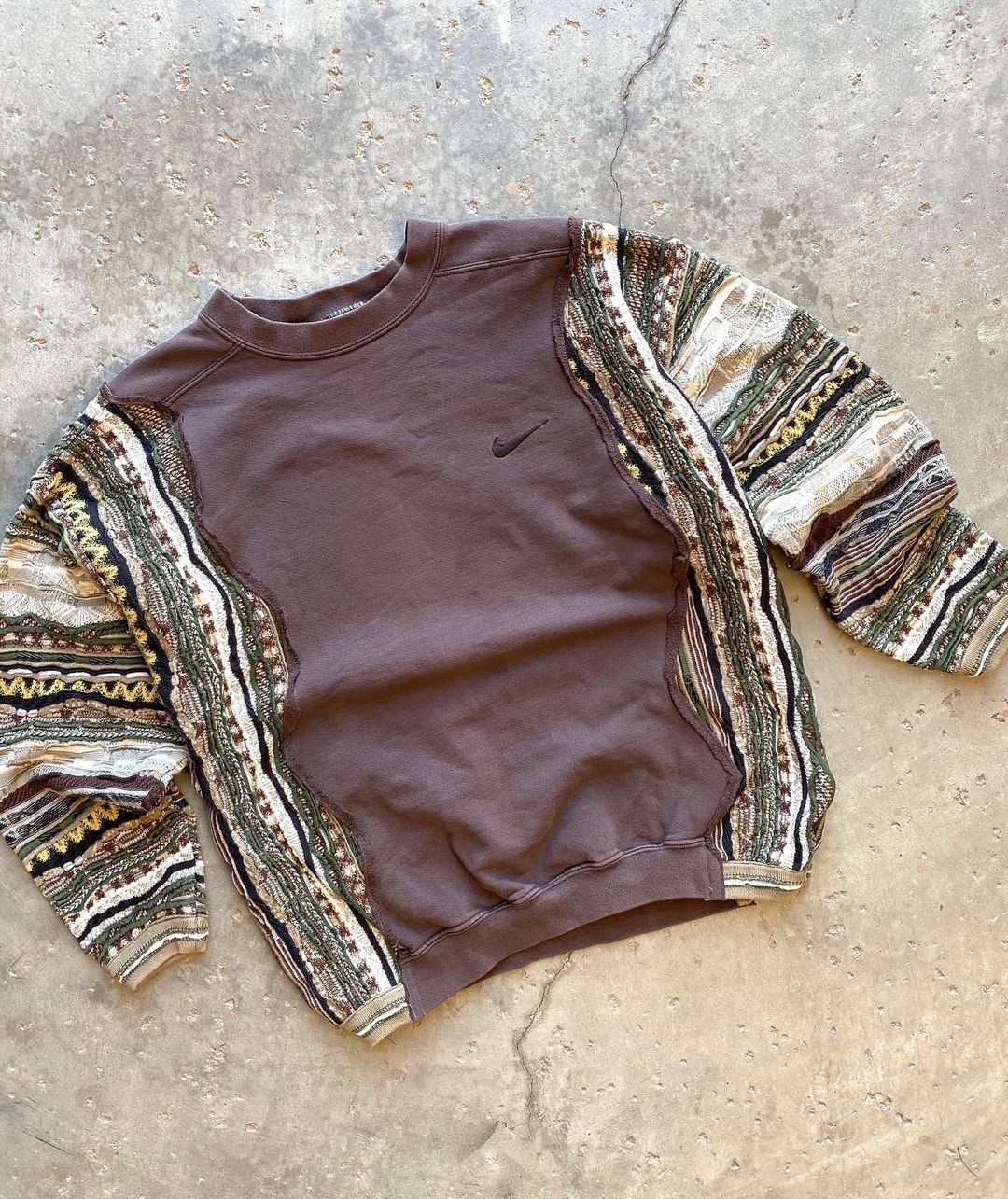 Nike Knit Sweatshirt Brown