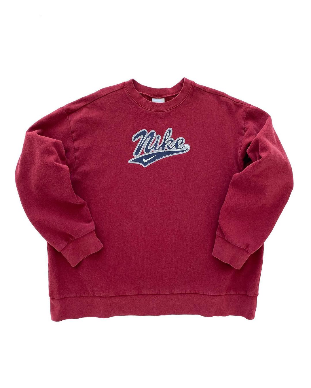 Nike Spell Out Logo Red Sweatshirt