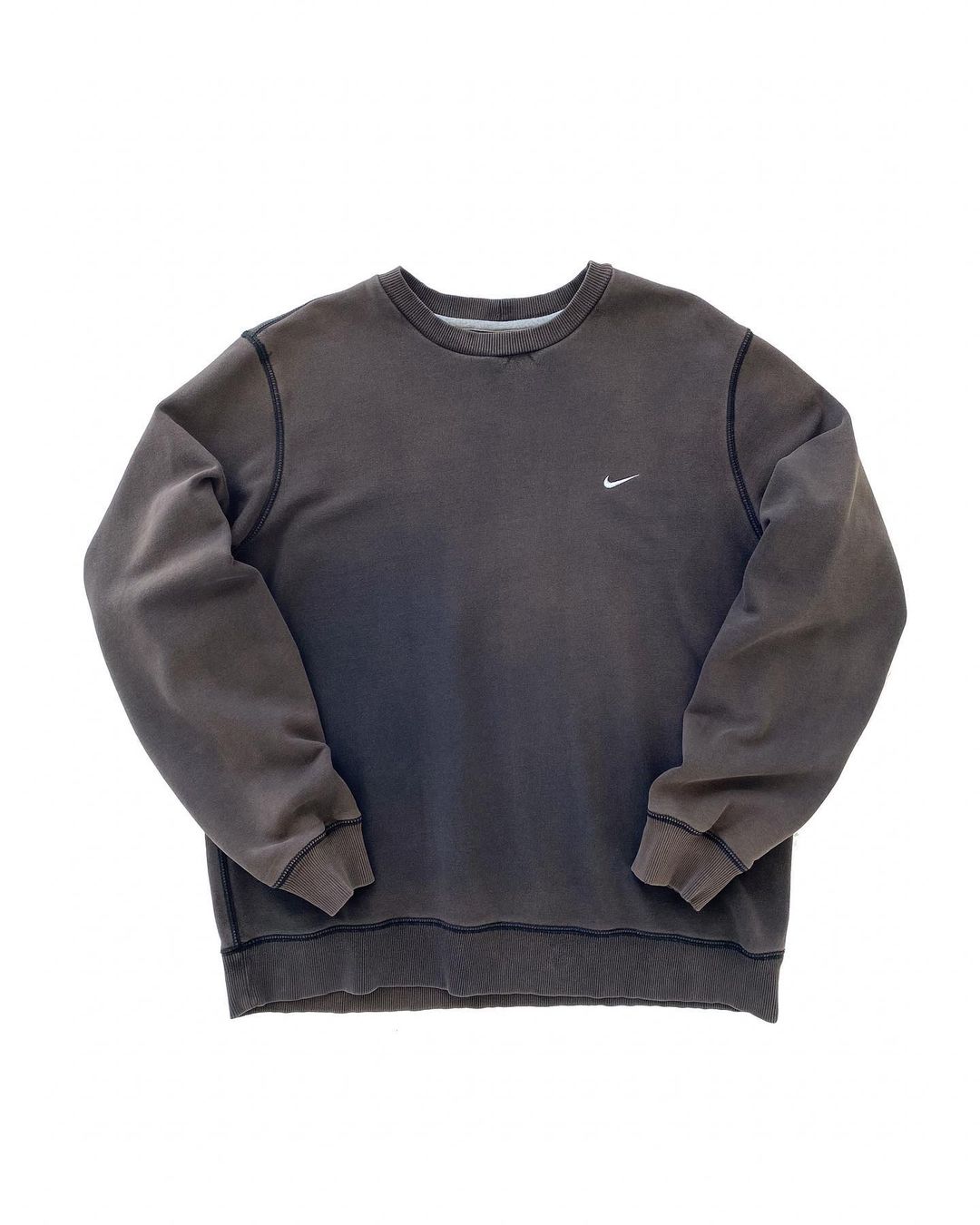 Side Swoosh Black Sweatshirt