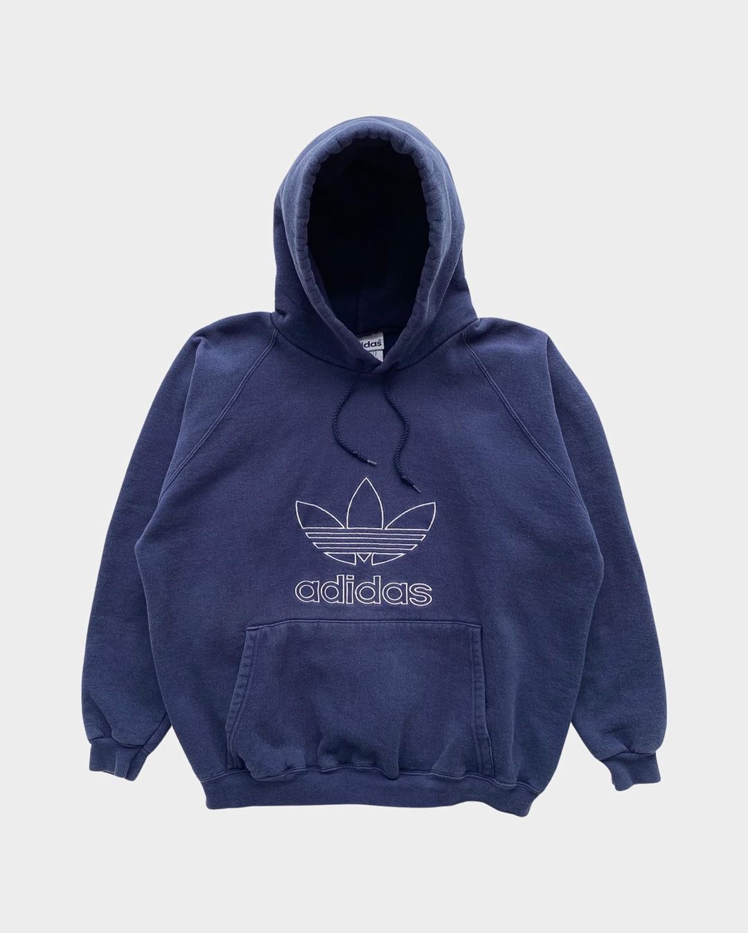 Adidas Mid Logo Navy Hoodie