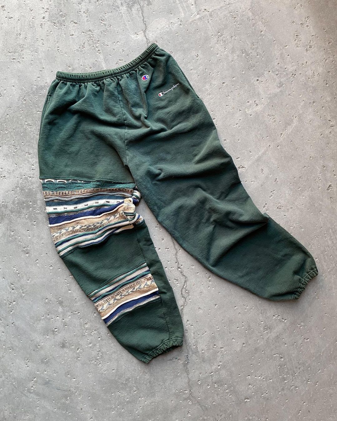 Vintage Nike Knit Abstract Pants