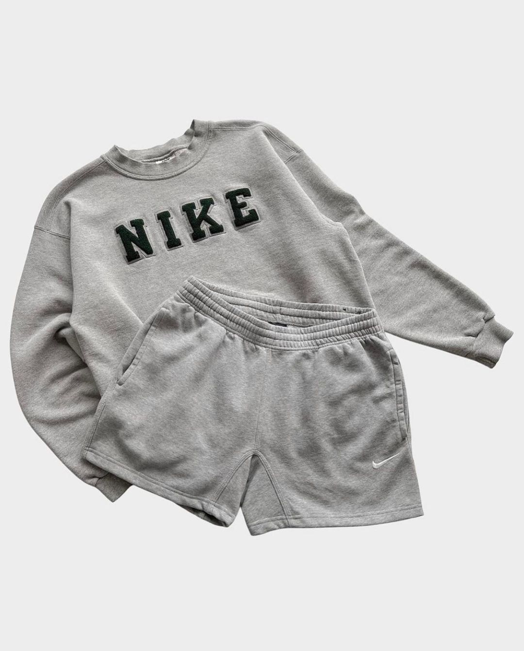 Nike Set Sweatshirt and Pants Light Gray