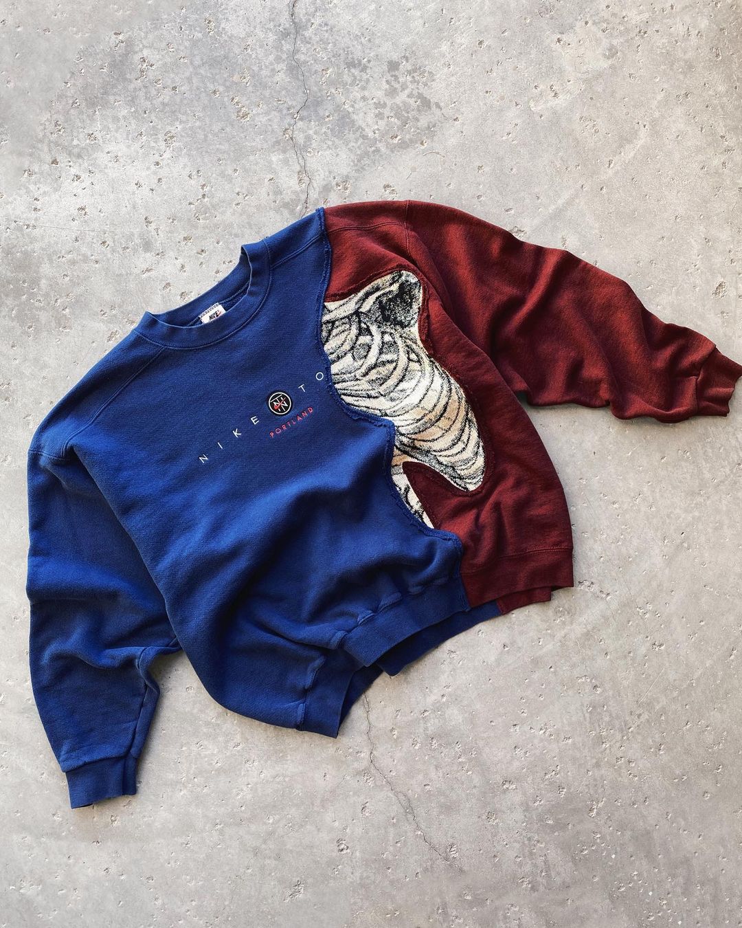 Nike Bones Sweatshirt Red/Blue