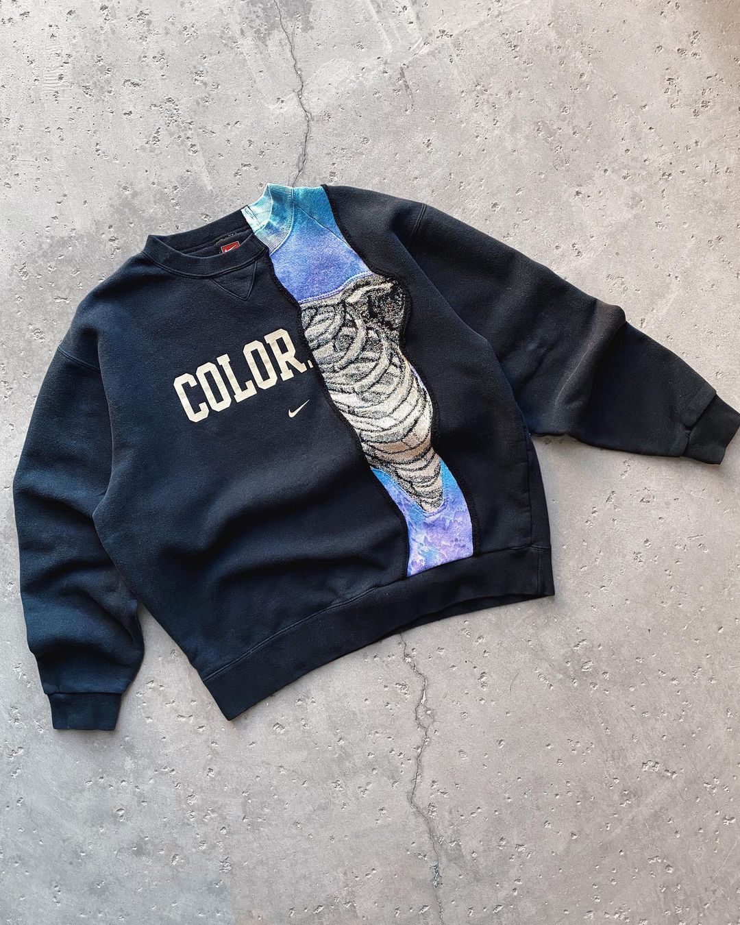 Nike Bones Sweatshirt Black/Blue