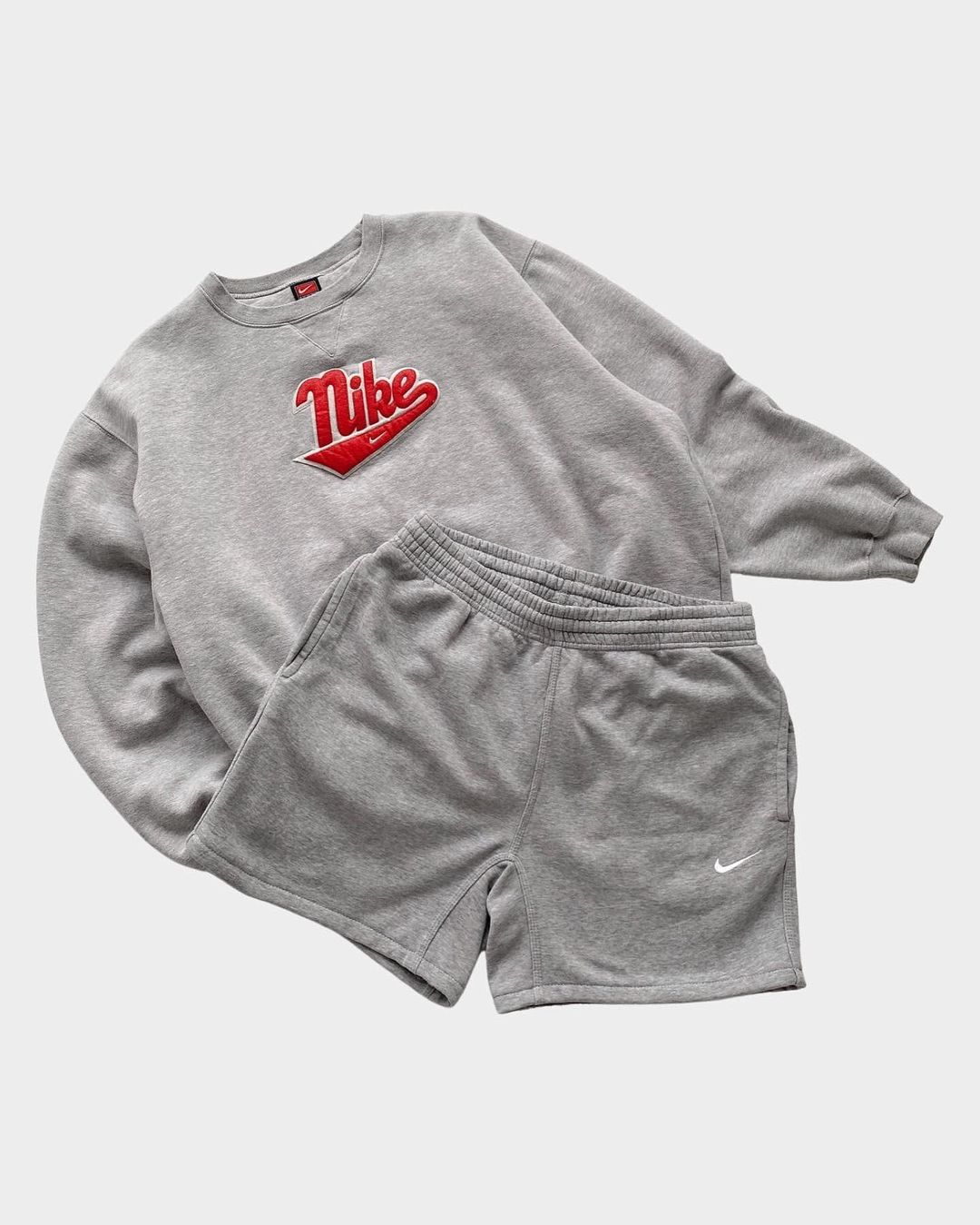 Nike Big Logo and Pants Gray