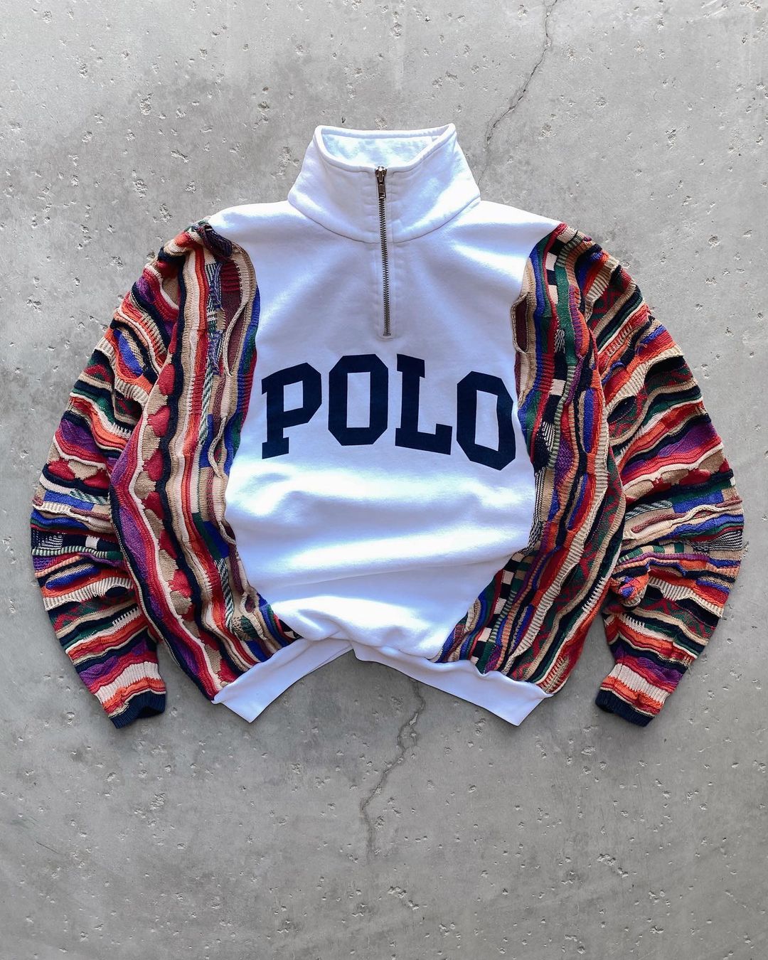 POLO Knit Sweatshirt White