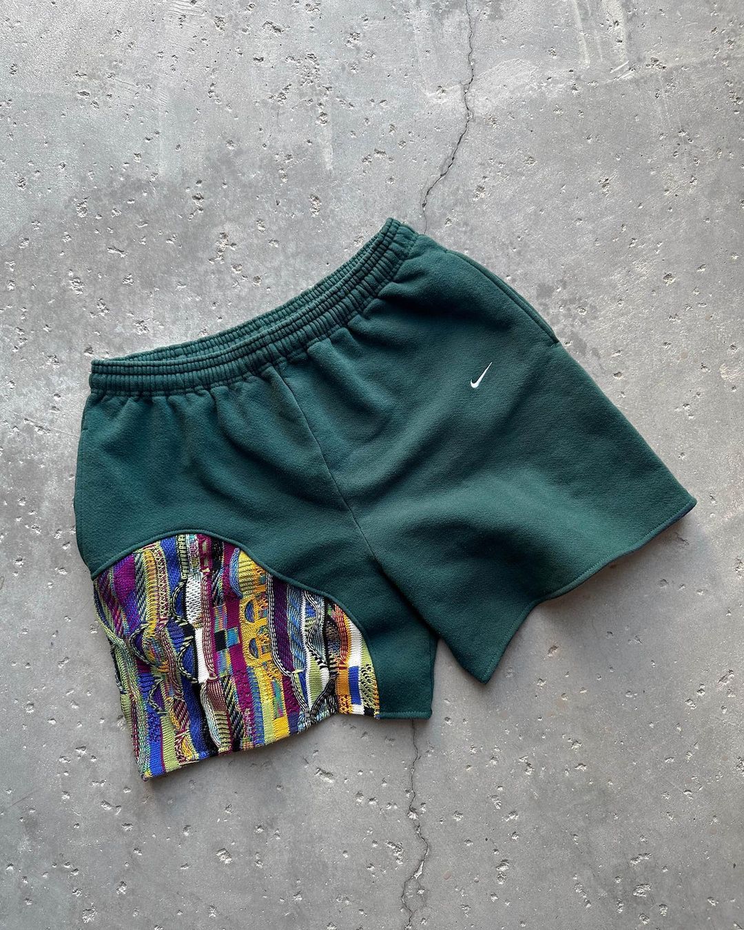 Knit Side Short Green