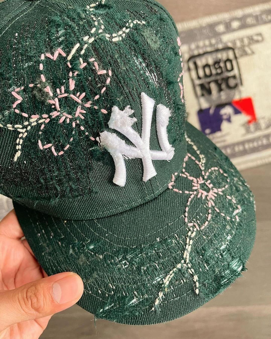 New York Yankee's Sakura Flower Cap