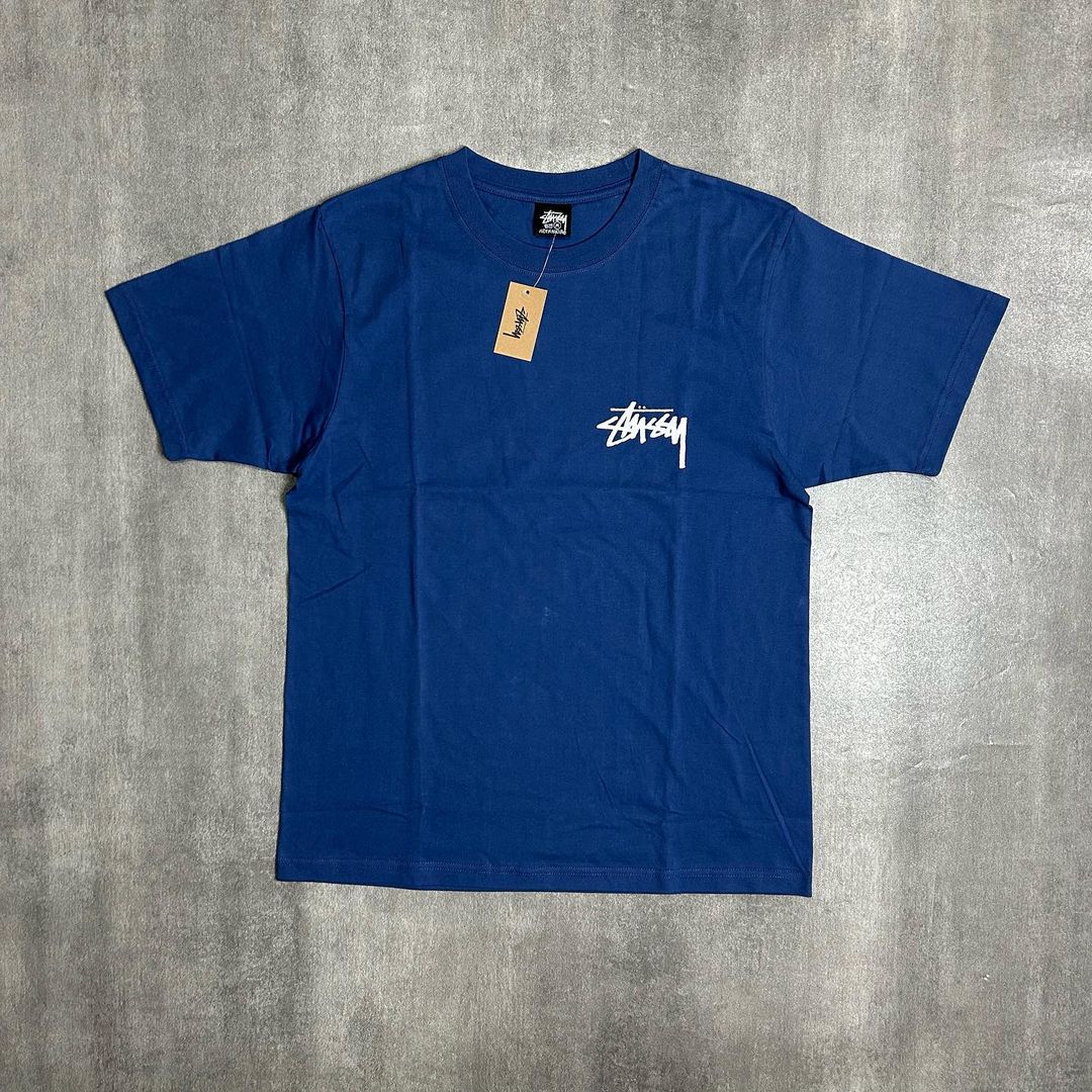 Stussy Diced Out Tee Midnight Blue