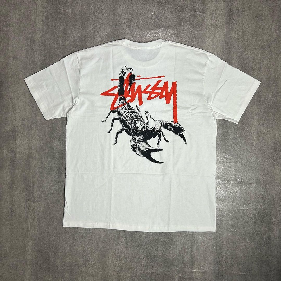 Stussy Scorpion Tee White