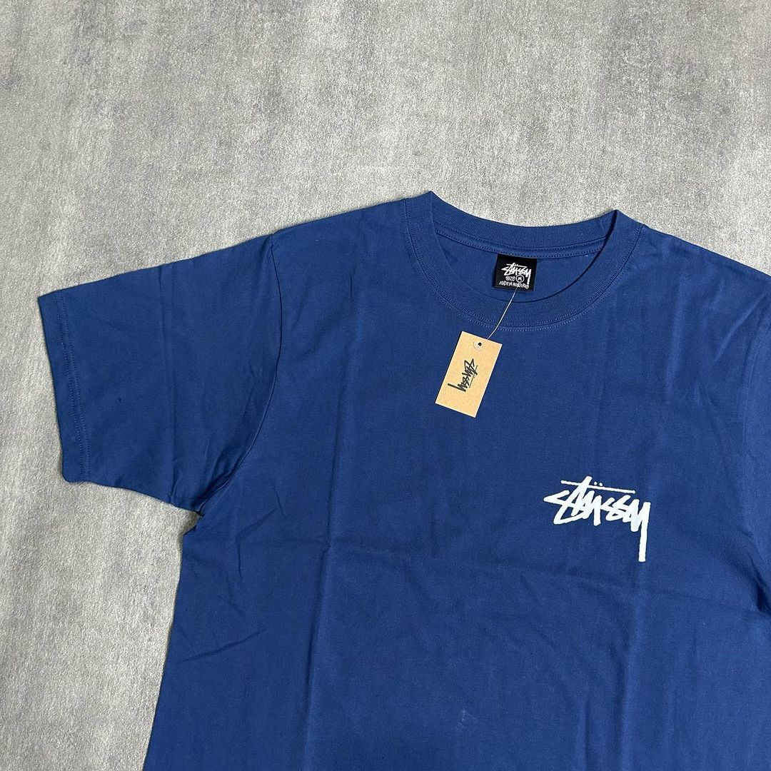 Stussy Diced Out Tee Midnight Blue