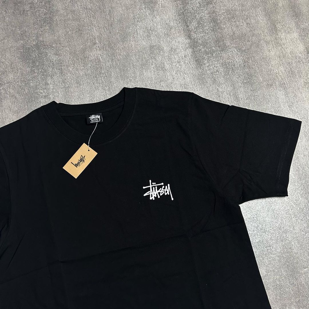 Stussy Basic Logo Tee Black