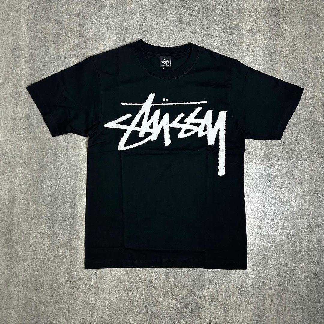 Stussy Big Stock Tee Black