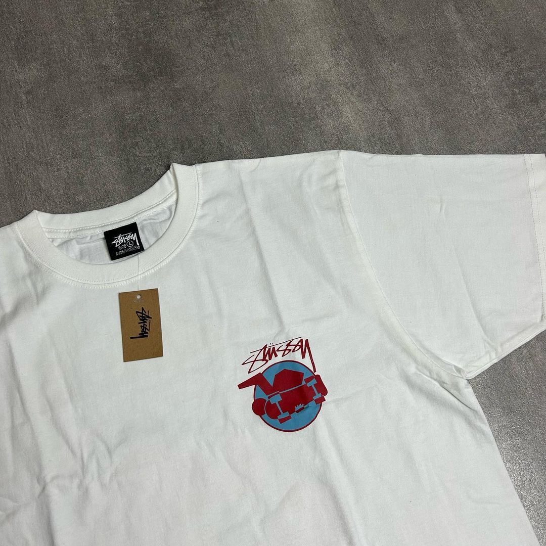 Stussy Skateman Tee White