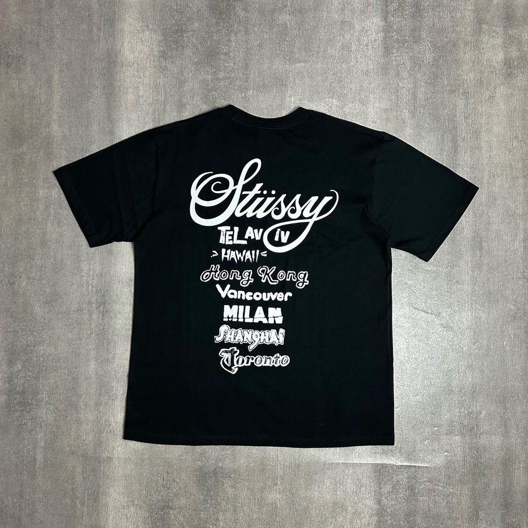 Stussy Tour Tee Black