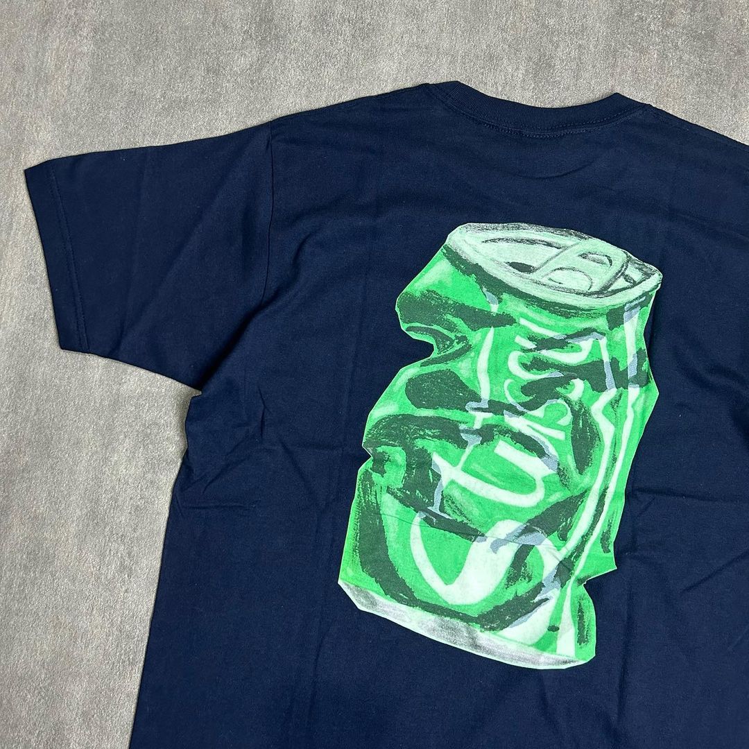 Stussy Soda Can Tee Navy