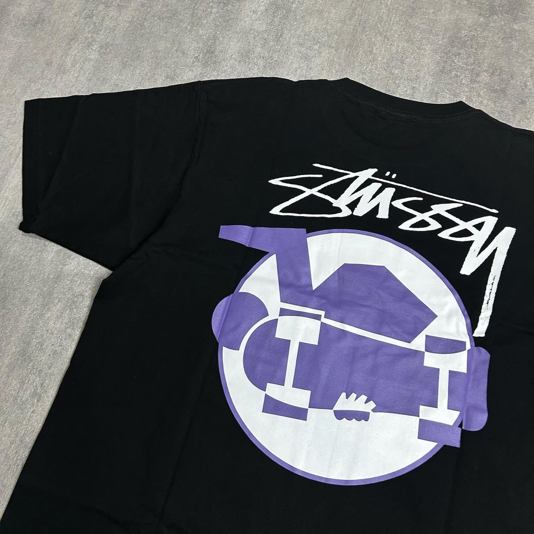 Stussy Skateman Tee Black