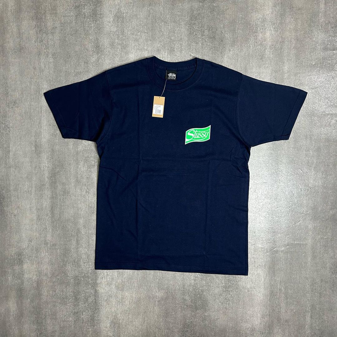 Stussy Soda Can Tee Navy