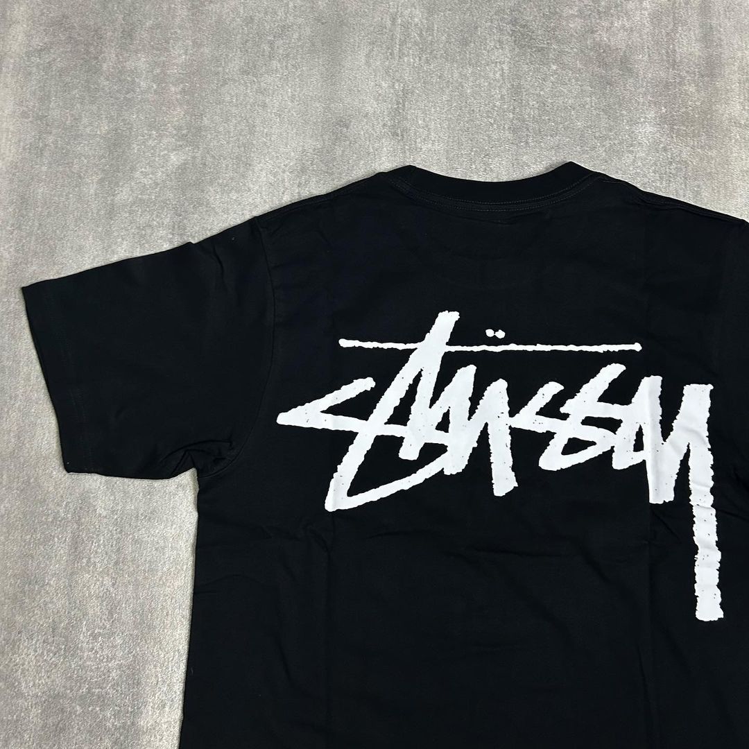 Stussy Big Stock Tee Black