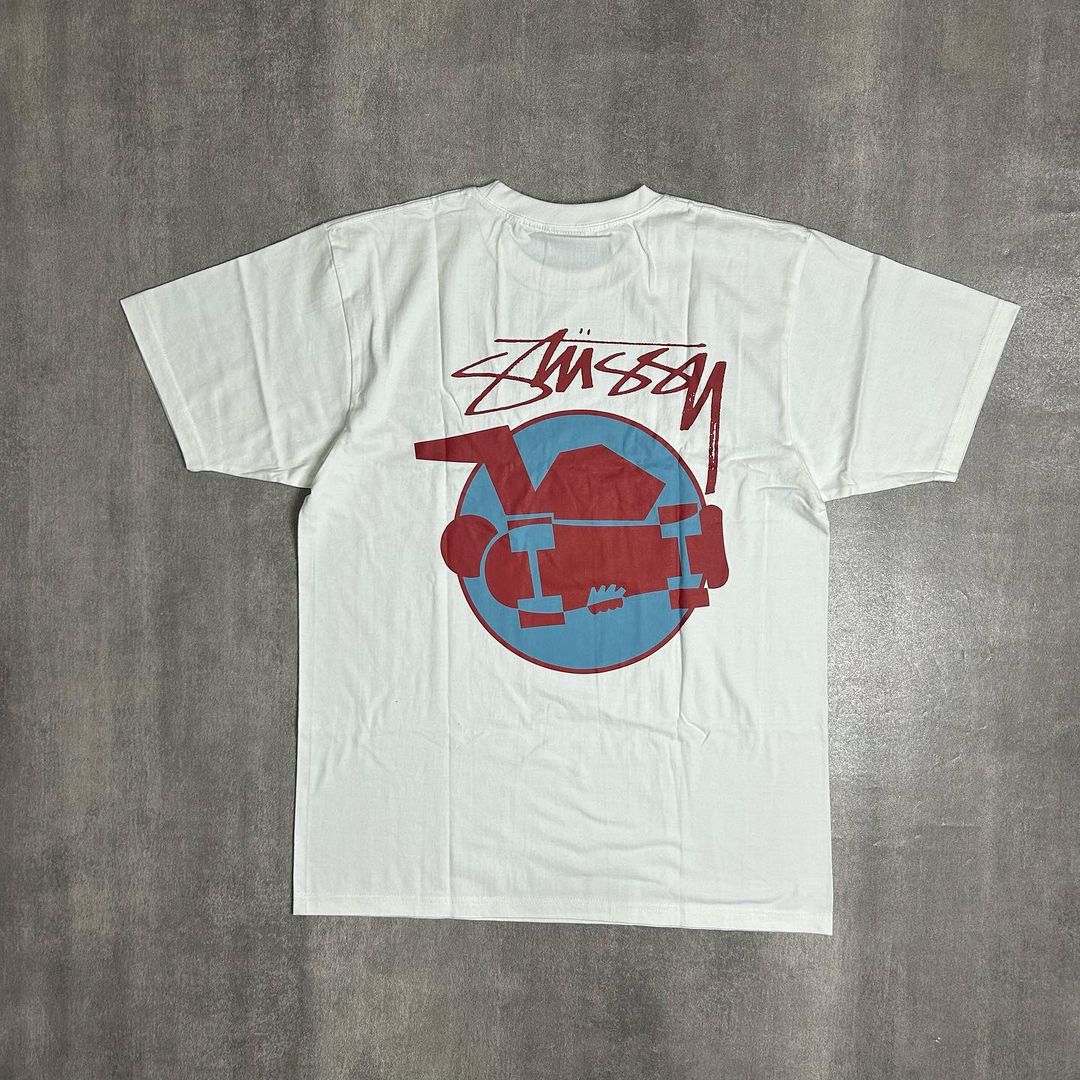 Stussy Skateman Tee White