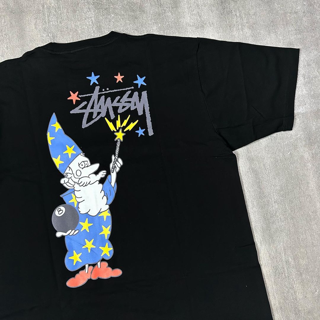 Stussy Wizard Tee Black