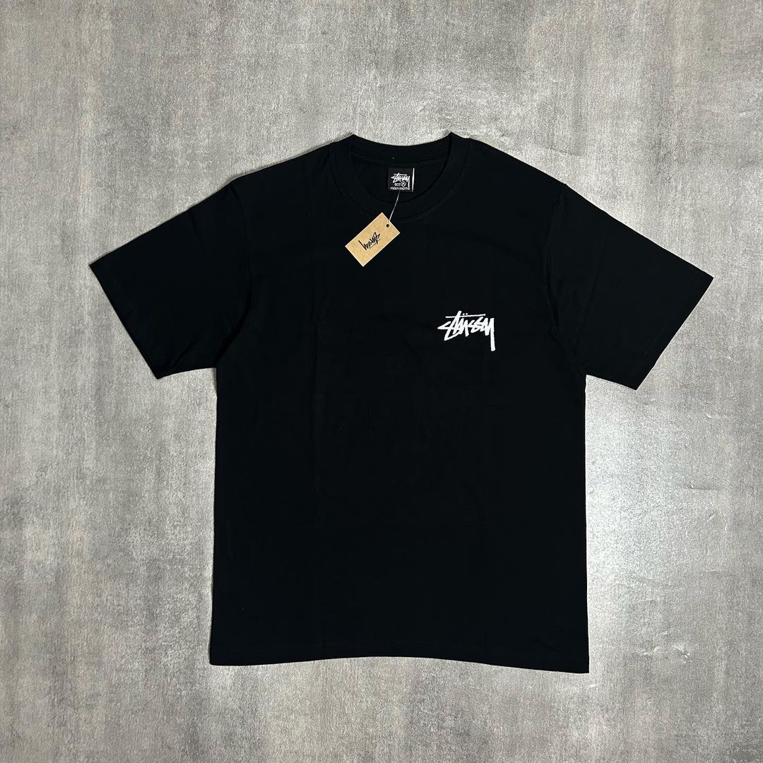 Stussy Dog College Tee Black