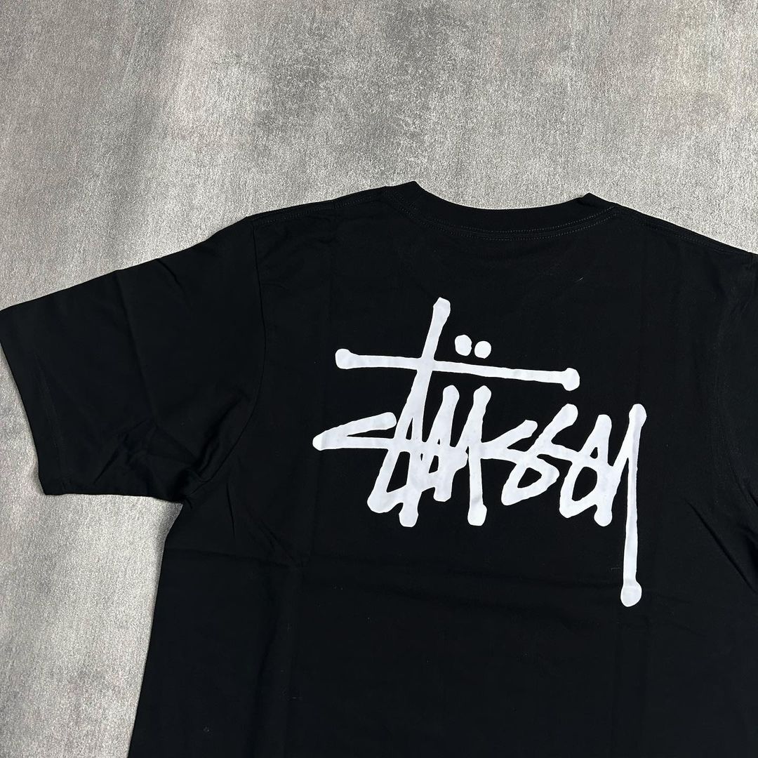 Stussy Basic Logo Tee Black