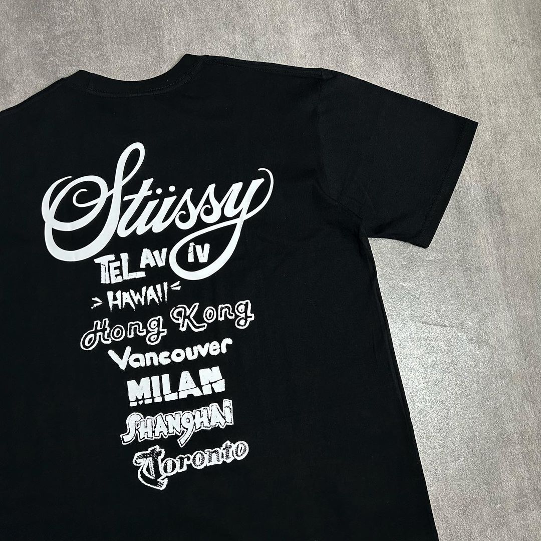 Stussy Tour Tee Black