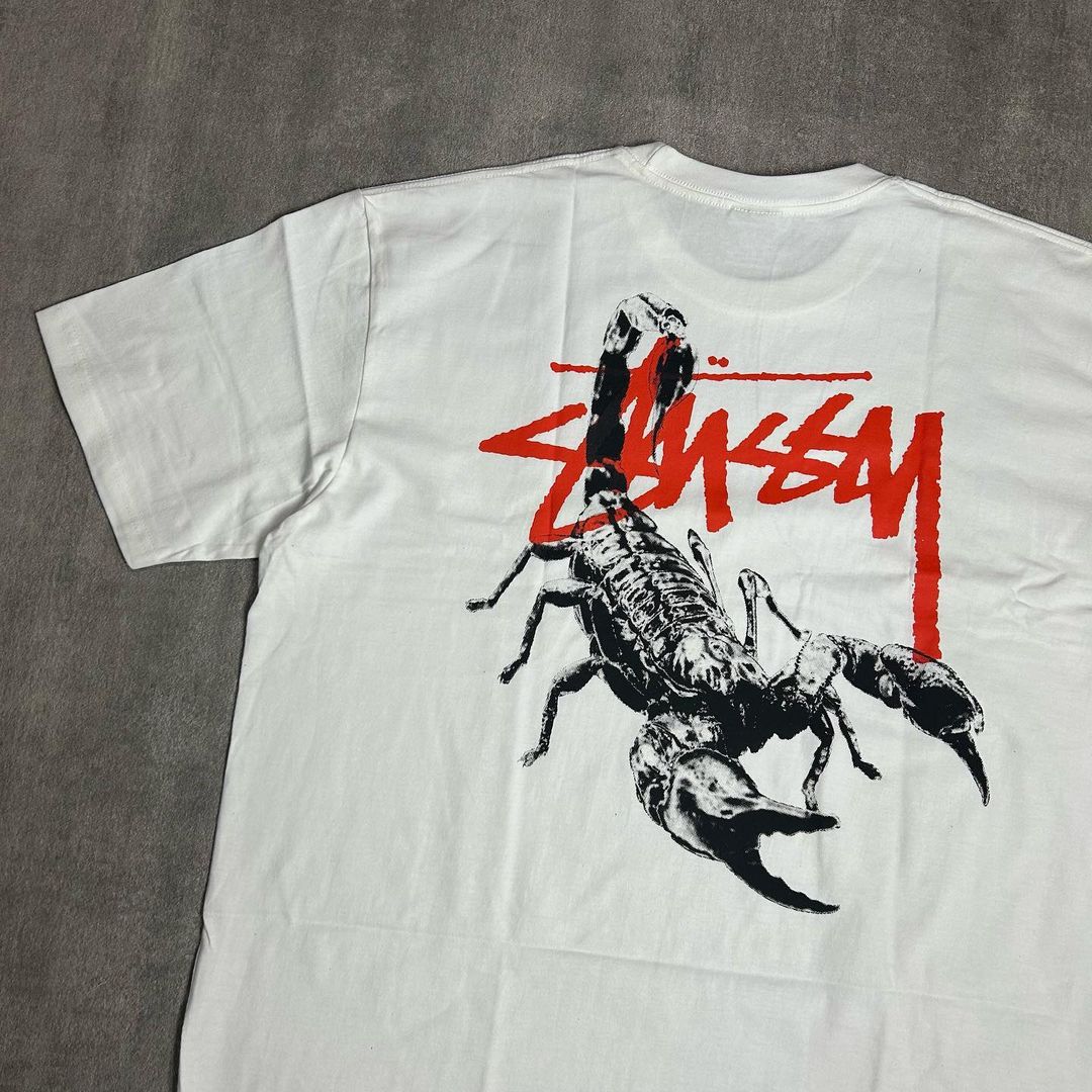 Stussy Scorpion Tee White