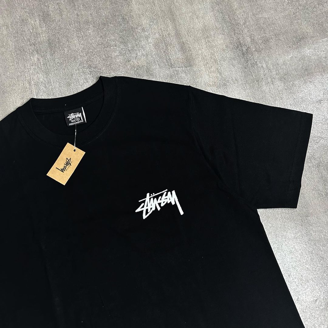 Stussy Dog College Tee Black