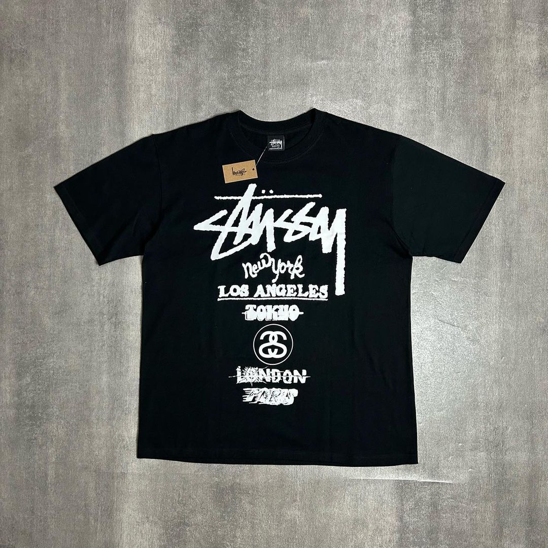 Stussy Tour Tee Black