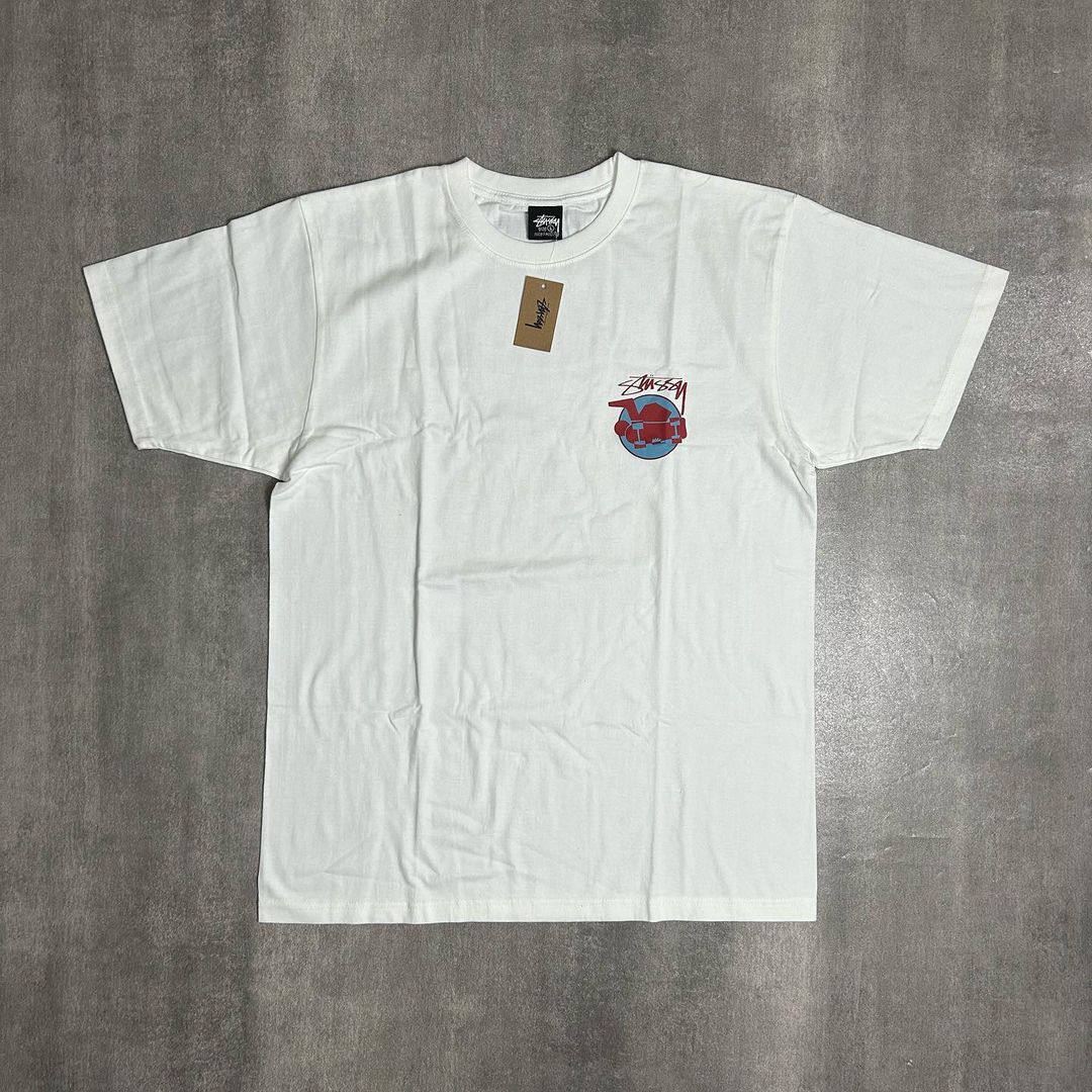 Stussy Skateman Tee White