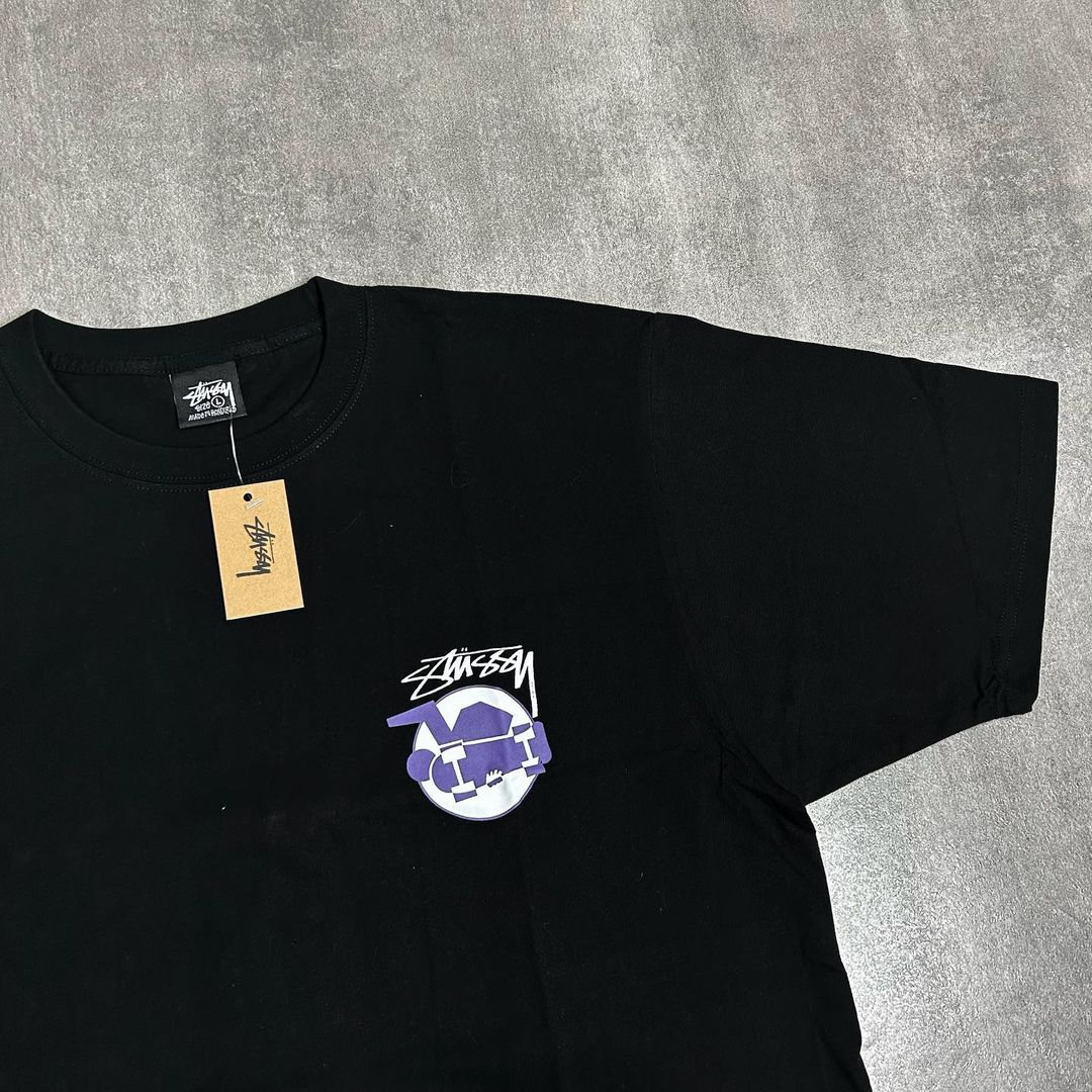 Stussy Skateman Tee Black