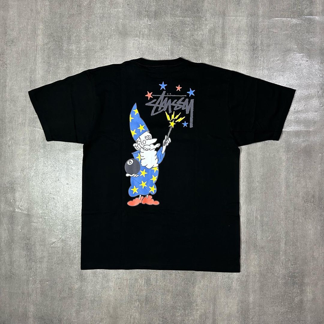 Stussy Wizard Tee Black