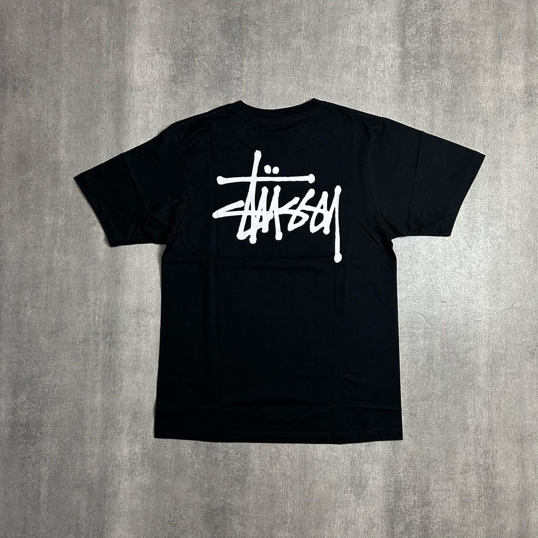 Stussy Basic Logo Tee Black