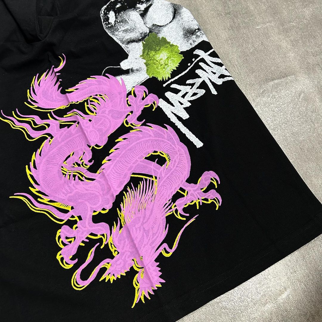 Stussy Strike Pig Dyed Tee Black