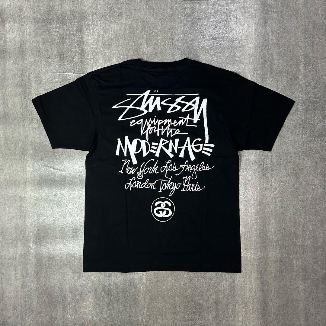 Stussy Modern Age Tee Black