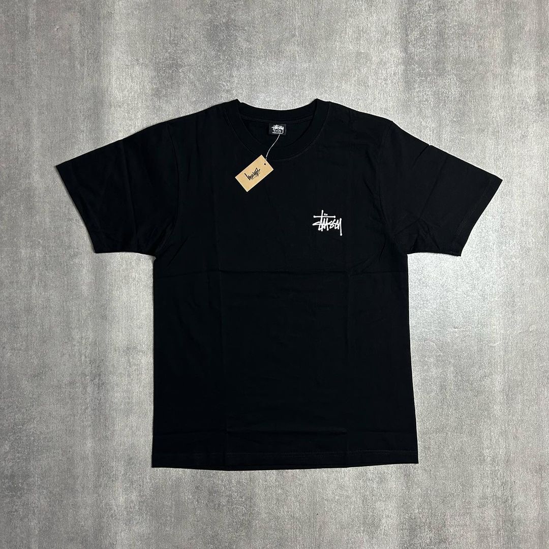 Stussy Basic Logo Tee Black