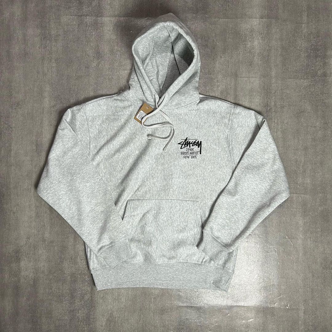 Stussy X DSM New York Hoodie Ash Heather