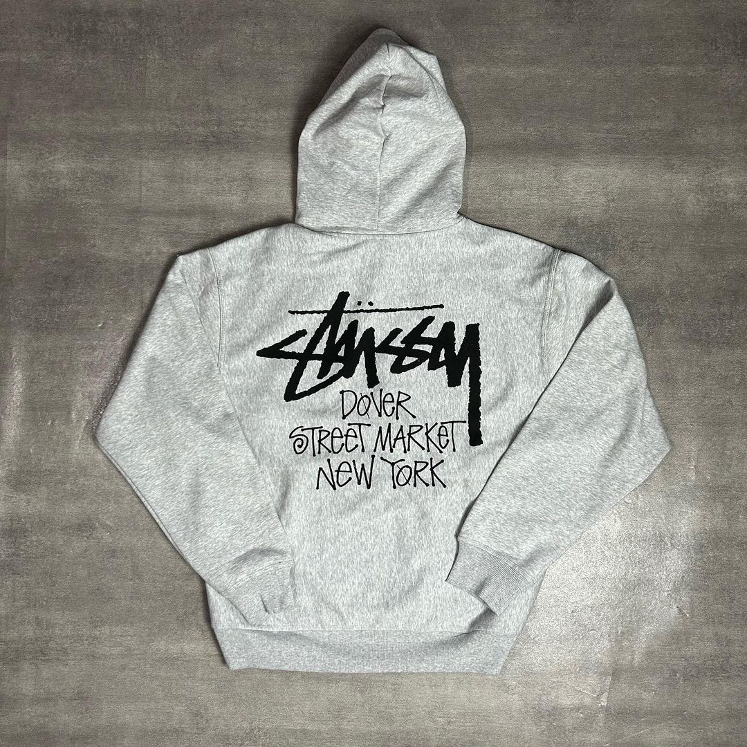 Stussy X DSM New York Hoodie Ash Heather