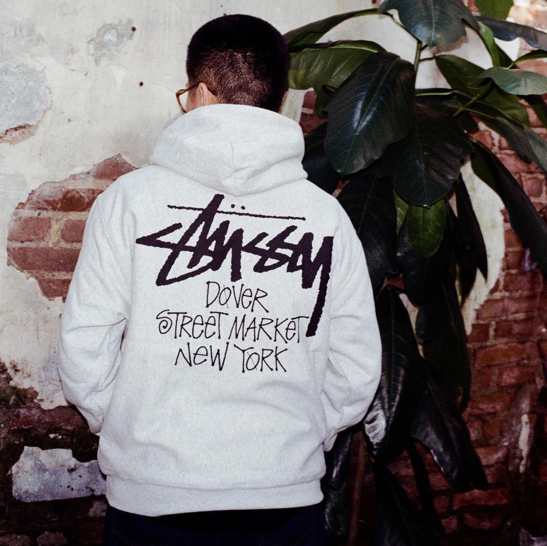 Stussy X DSM New York Hoodie Ash Heather